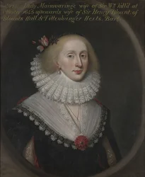 Retrato de Hester, Lady Mainwaring, mais tarde Lady Blount (née Wase) (por volta de 1620-1678)